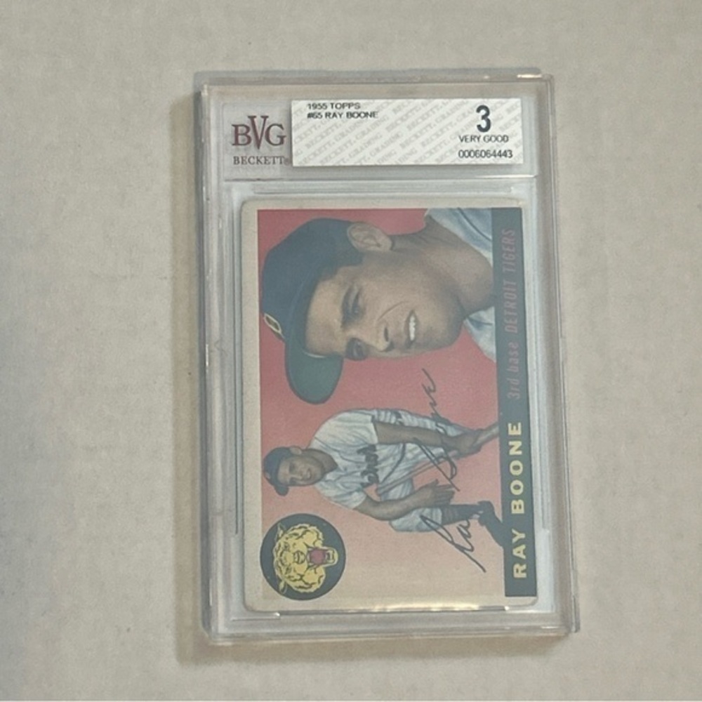 1955 Topps Ray Boone #65 Beckett Grade 3 Card